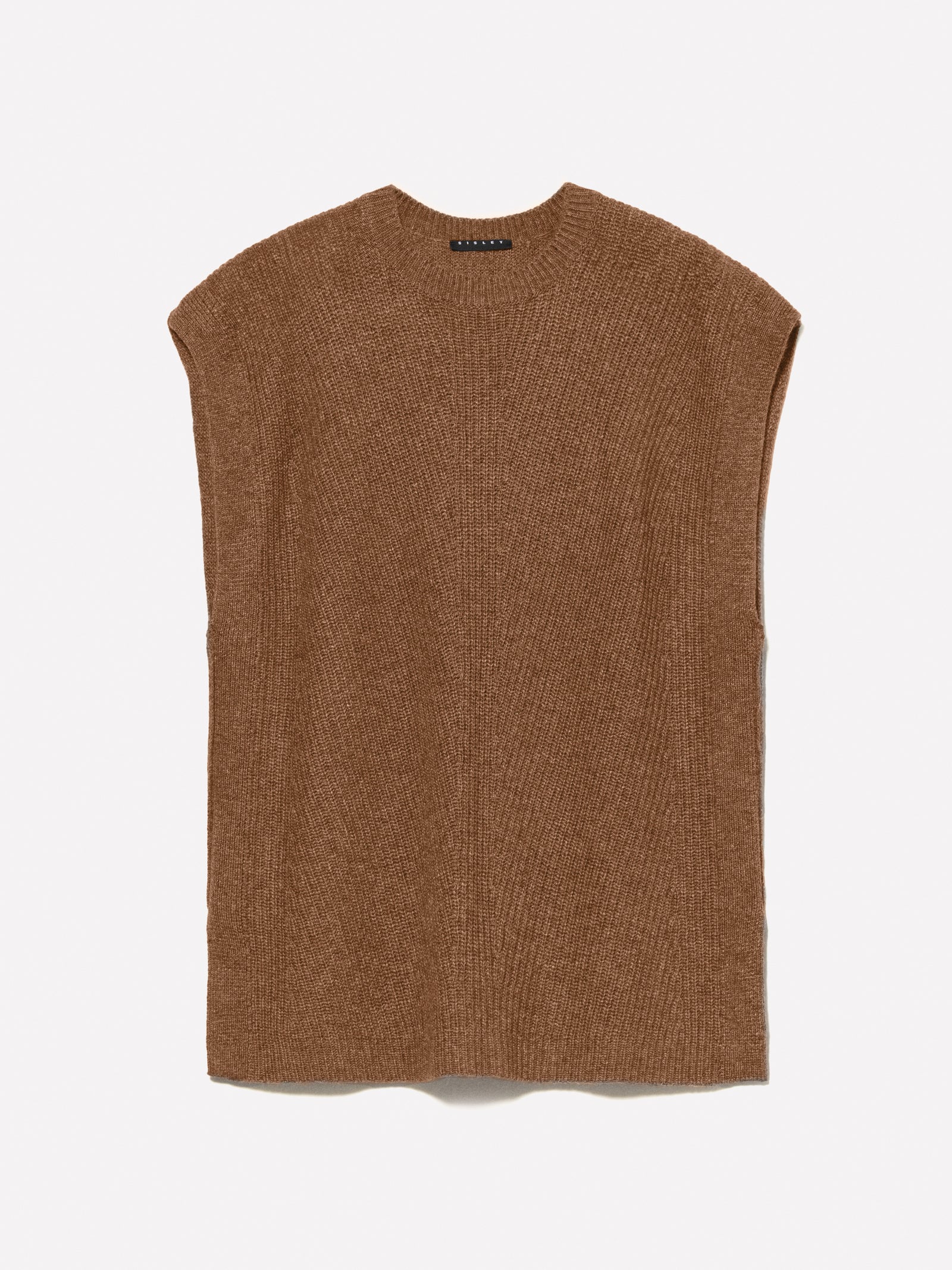Gilet in maglia da donna cammello | Sisley Outlet