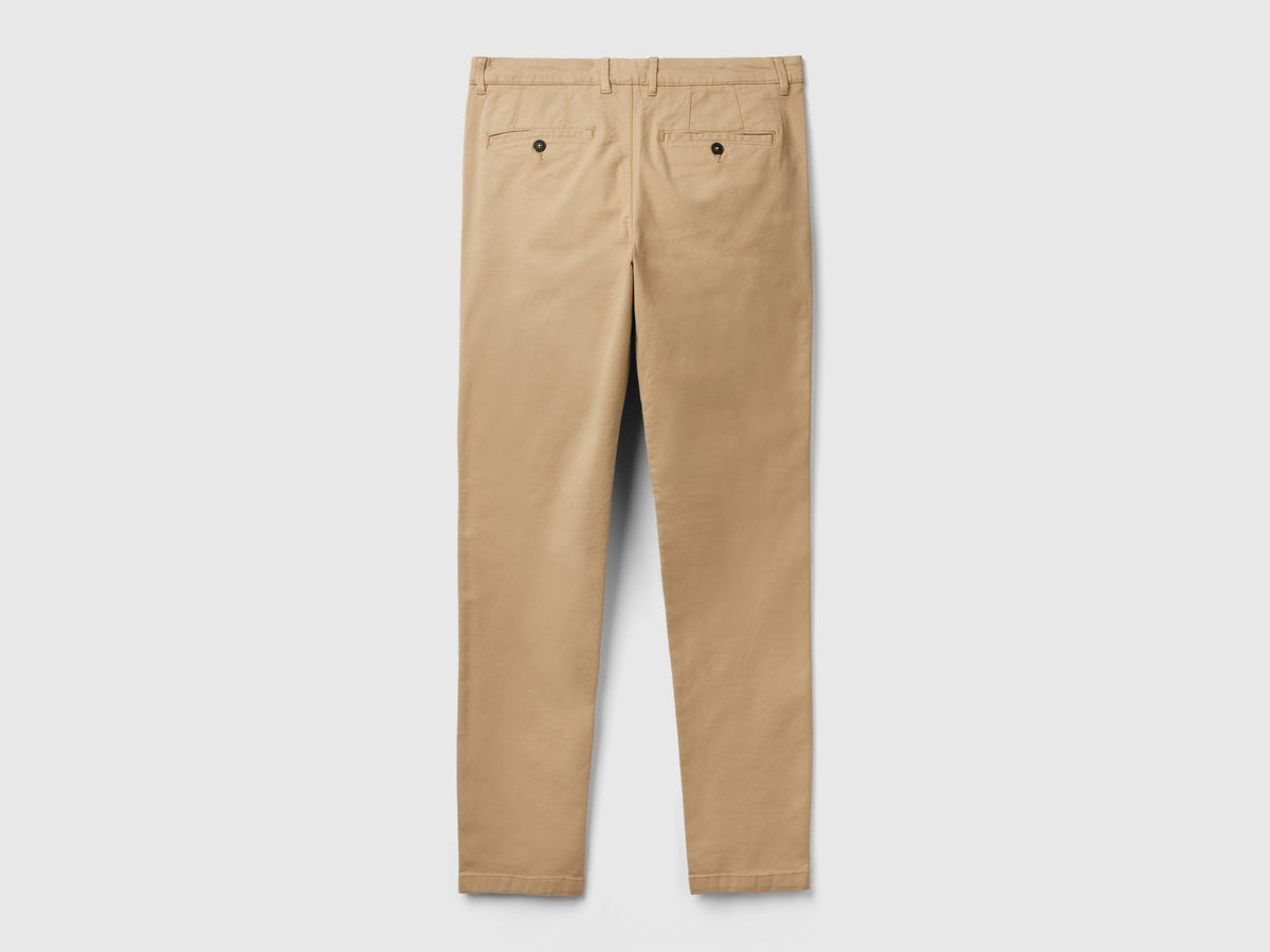 Chino slim fit in cotone stretch