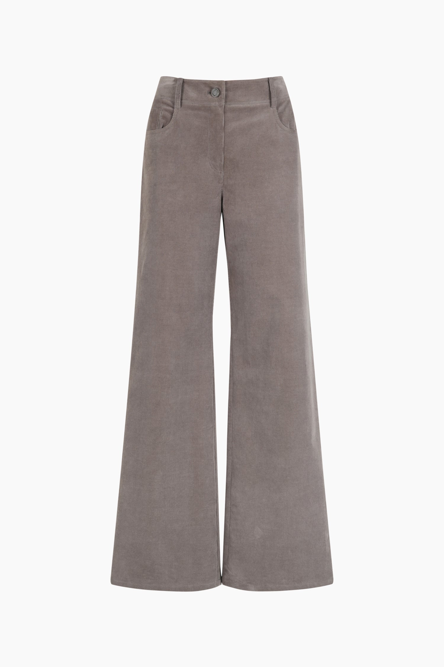 Pantaloni a vita alta da donna cammello | Sisley Outlet
