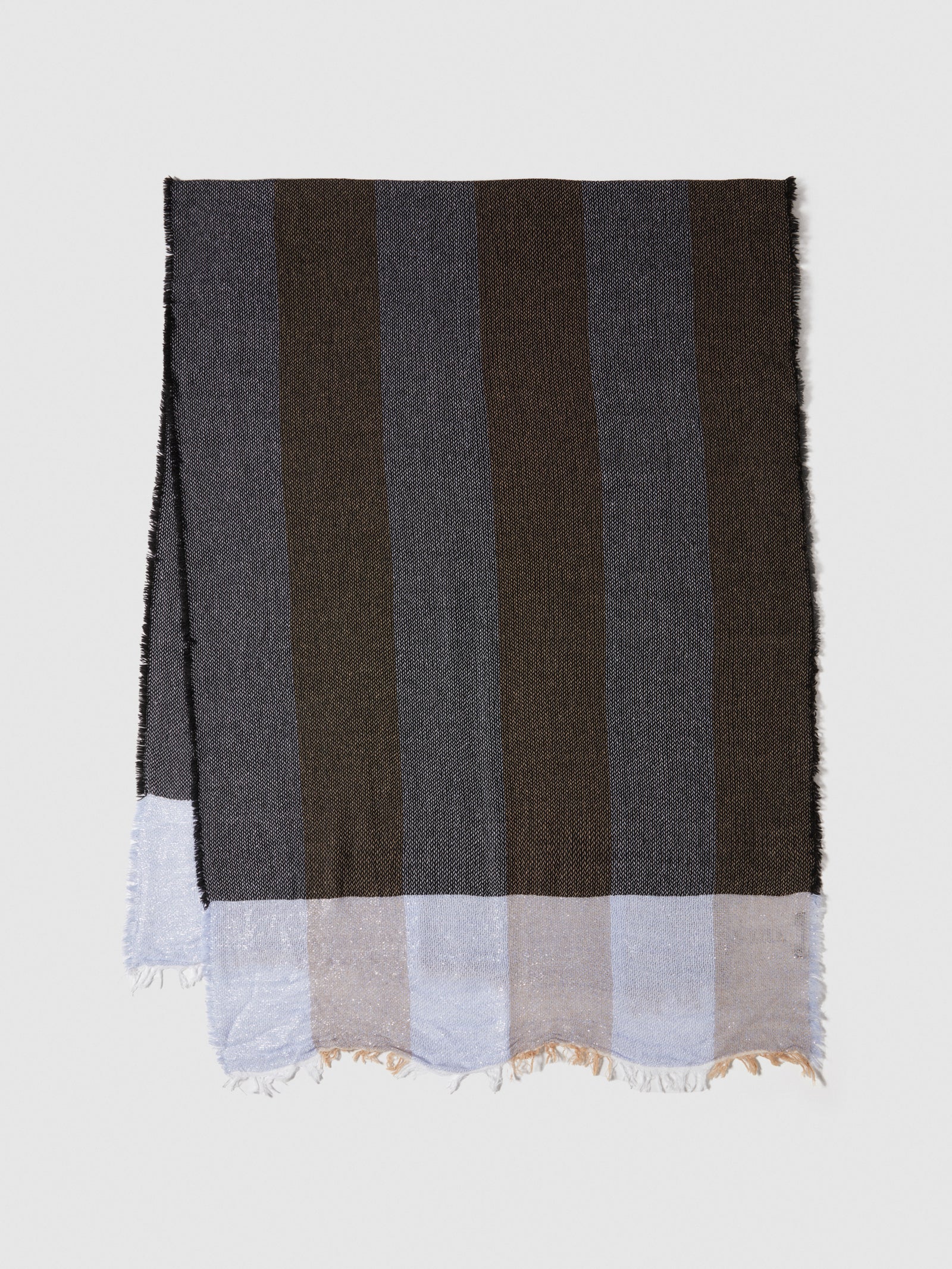 Sciarpa a righe con lurex da donna multi-color | Sisley Outlet