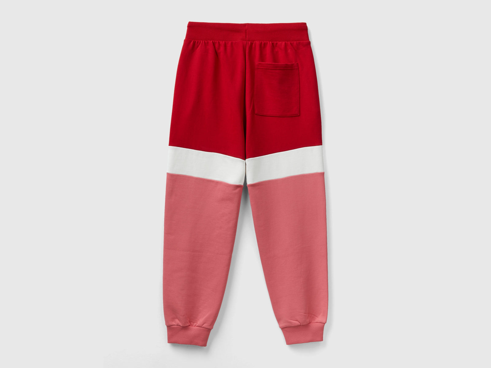 Joggers rosa e rossi da uomo rosso 2 | Benetton Outlet