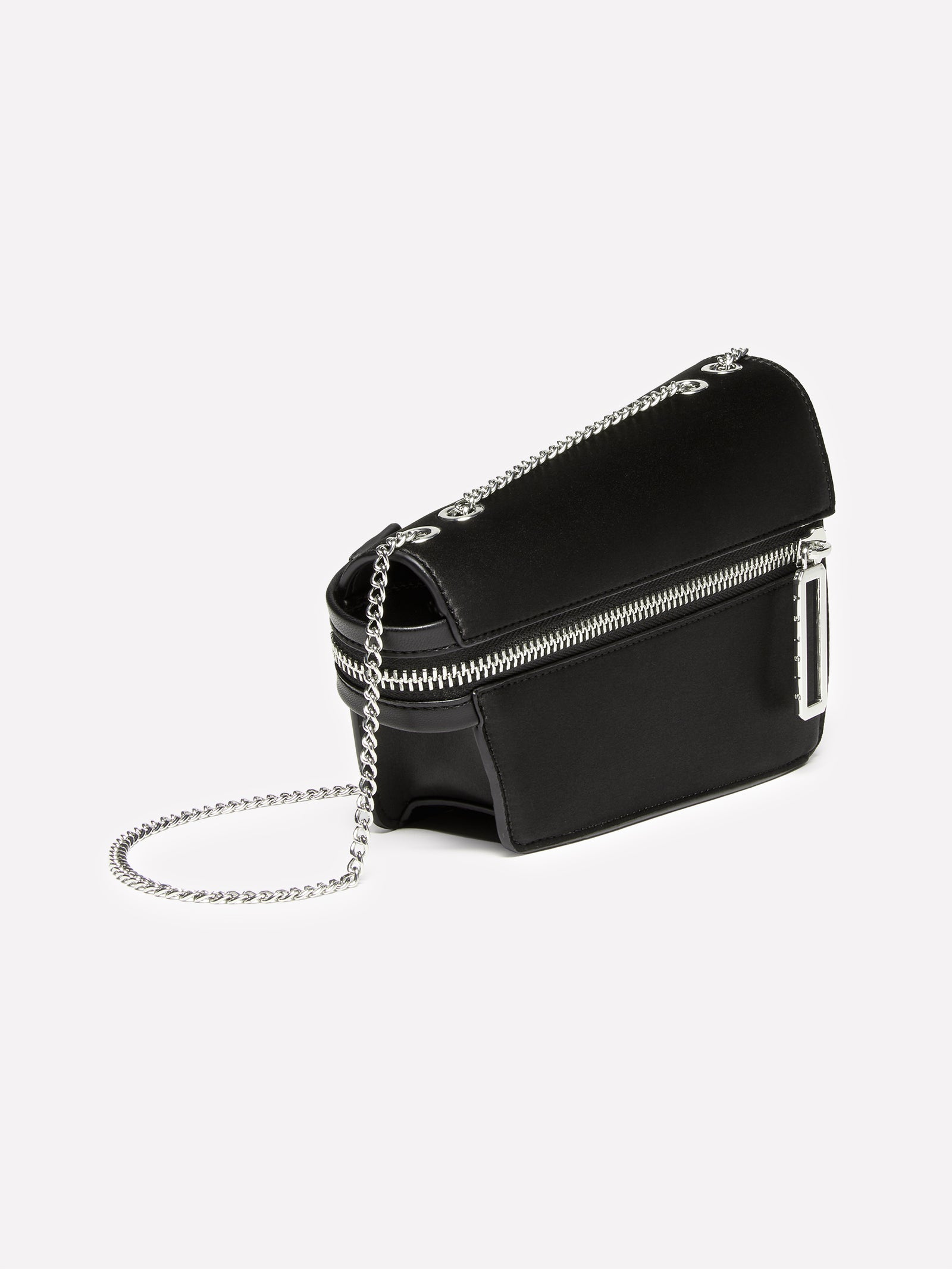 Borsetta asimmetrica con catena da donna nero 4 | Sisley Outlet