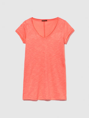 T-shirt con scollo a V