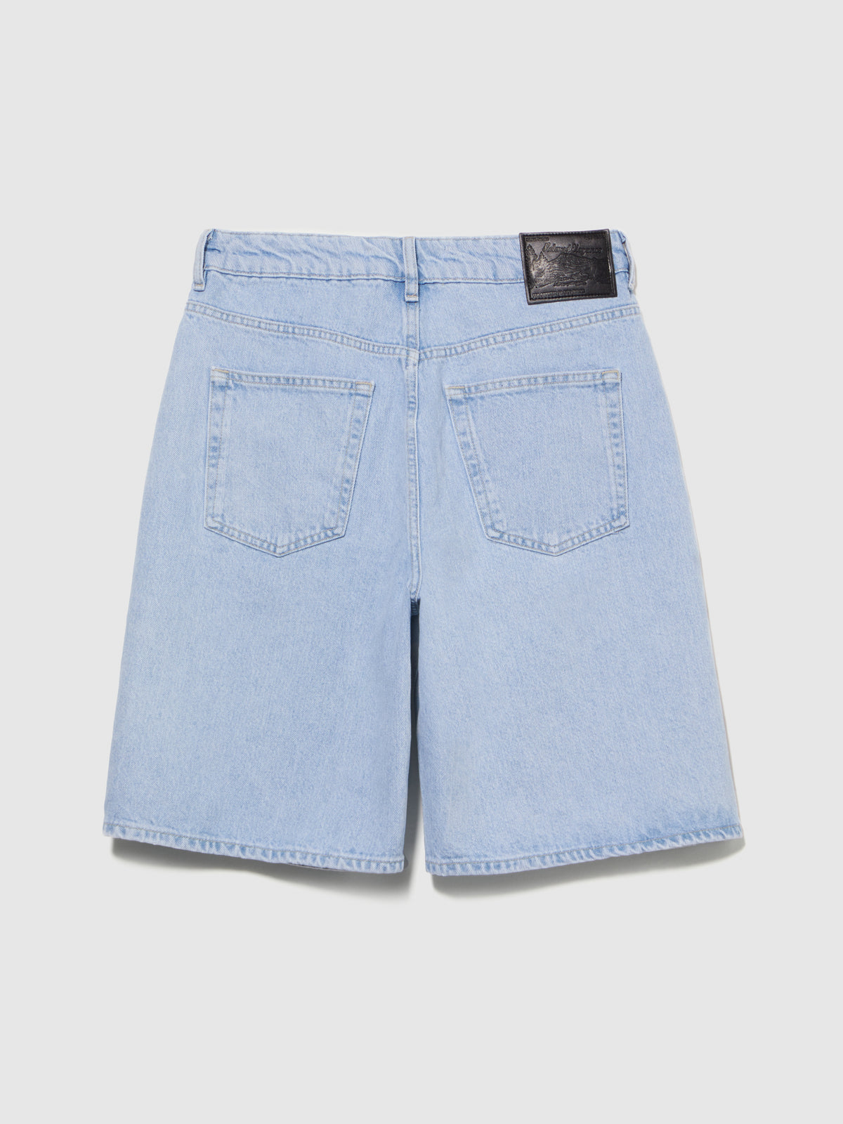 Bermuda di jeans chiaro relaxed fit