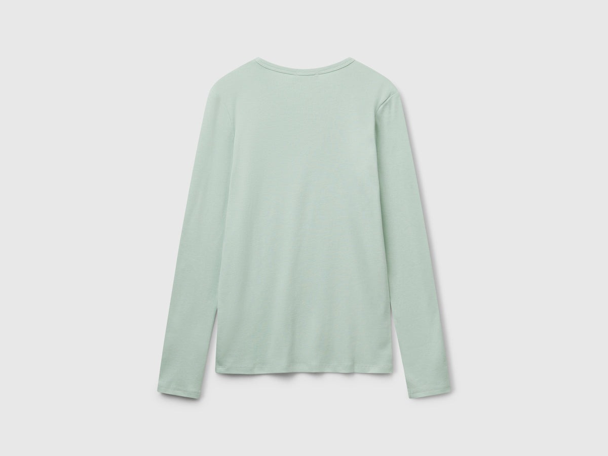 T-shirt manica lunga 100% cotone